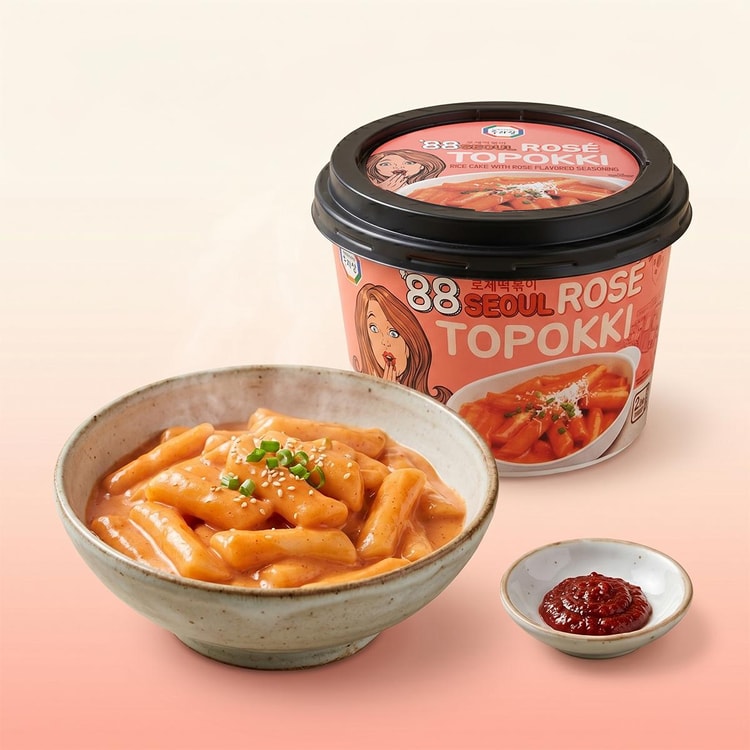 SURASANG '88 Seoul Rose Topokki Rice Cake with Rose Flavored