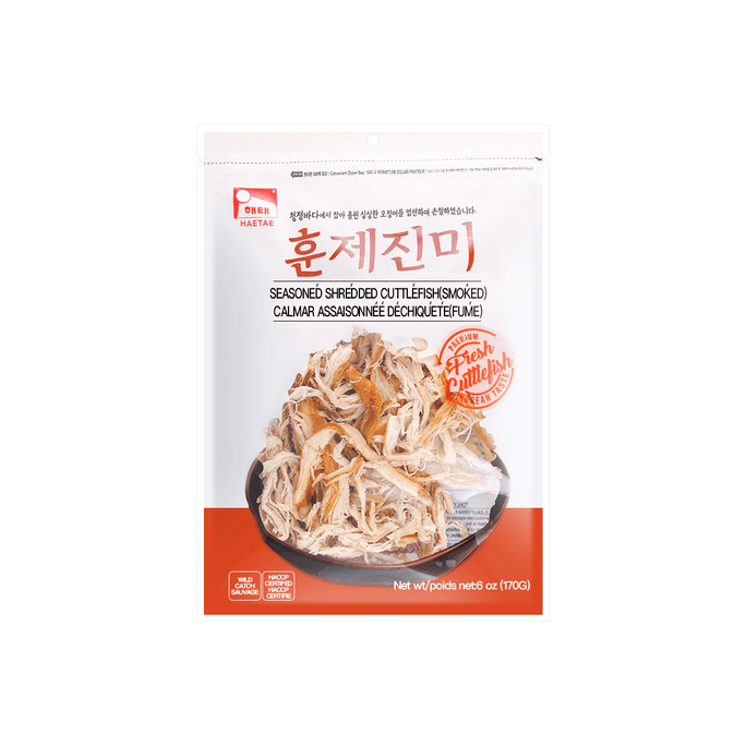 Smoked Seasoned Shredded Squid 170g