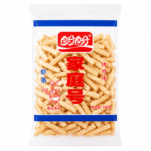 パンパン エビせんべい バーベキュー味 オフィスでのおやつ 昔ながらの思い出エビせんべい 100g 【一口サクサク 子供の頃の味】【新鮮で美味しい】