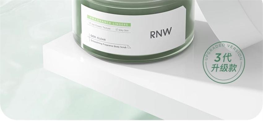 【中国直邮】 韩国 RNW 如薇 清肌嫩肤沐浴膏 磨砂膏 身体嫩滑去角质沐浴二合一 210g/瓶