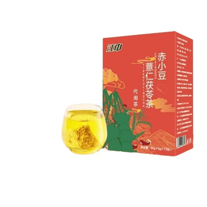 "Jiangzhong Adzuki Bean Job's Tears Poria Tea Bag Tea 150g "
