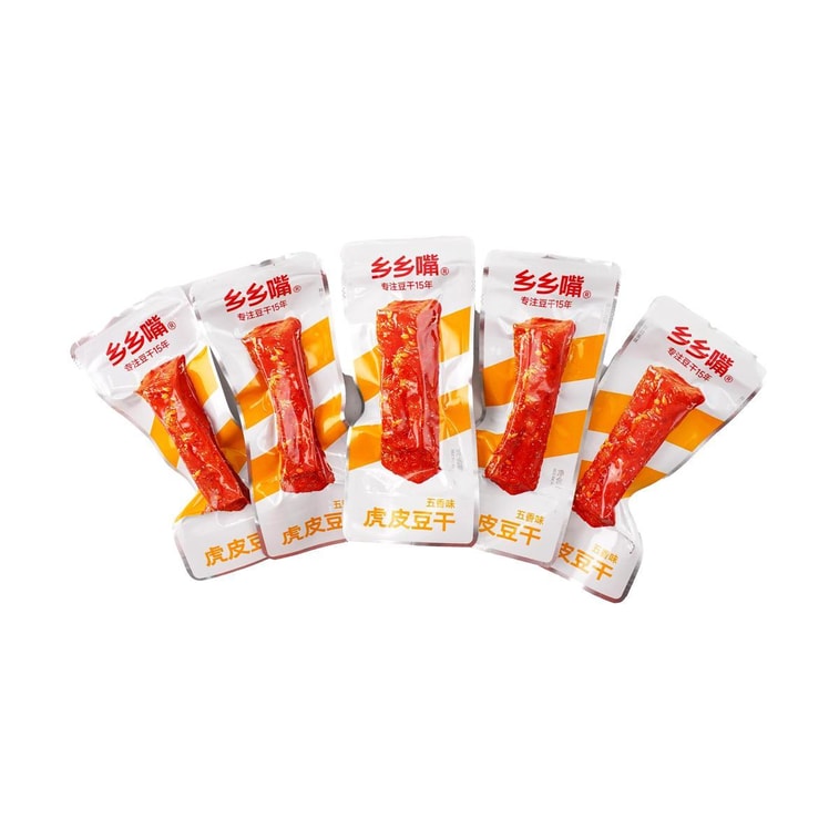 Dried Tofu  Five Spices Flavor 20 bags 9.17 oz 10