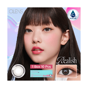 【中国直邮】 韩国 O-LENS Realish Gray【大氧气灰】美瞳日抛 大直径微混血 10片装 -1.00(100)