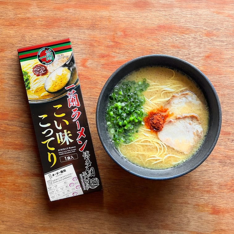 Ichiran Ramen (Newly Released) Decadently Rich Flavor 1box Hakata Thin Noodles 6