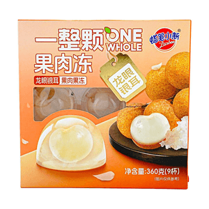 YAMIBUY 통과일 롱간 & 백목이버섯 맛, 12.7 oz [진짜 과일 함유][상큼한 디저트]