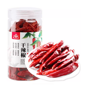 【中国直送】川鎮本場四川風乾燥唐辛子スライス、マイルドな辛さ、100g×1瓶