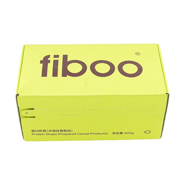 FIBOO 爆料超模蛋白代餐奶昔 輕食代餐營養食品 主食速食代餐 400g #茉莉龍井口味 低卡 清爽酸奶碗/飽腹葉麥杯/營養奶昔碗可做【每40g含蛋白質8.4g】 4