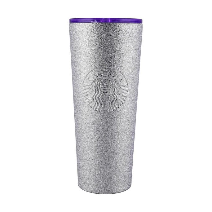 中国STARBUCKS星巴克 不锈钢吸管杯子 大容量喝水杯 820ml【花园舞曲】2025年限定