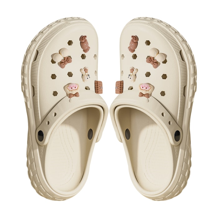 Cave shoes slippers khaki color size 36-37 1 pair for women comfortable and soft soled for wearing outside