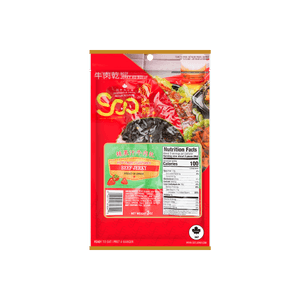 Hot Fruit Flavored Beef Jerky - with Strawberry Jam, 3oz