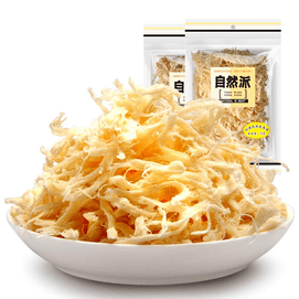 【中国直邮】 自然派 鱿鱼丝手撕北海风味低脂炭烧味70g*1袋