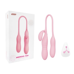  Amorous Stick - Multiple Enjoyments - Realistic Stretching - Wireless Remote Control - Jump Egg Shock - Multi-function  150g
