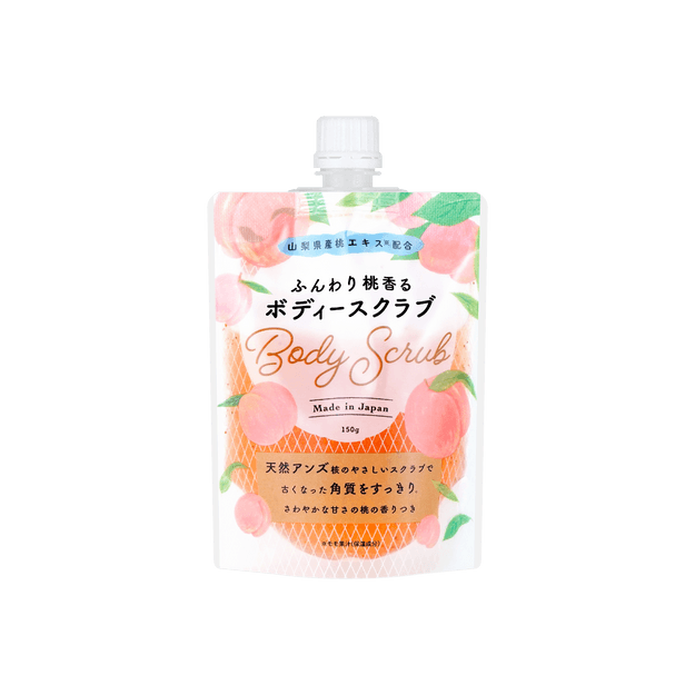 商品详情 - 日本FUNWARIMOMOKAORU 身体去角质磨砂膏 桃子味 150g - image  0