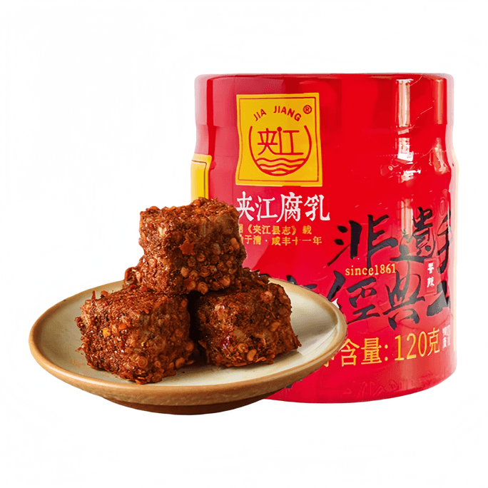 [중국 직배송] 자장 매운 두부, 쓰촨 전통 무형문화유산 발효두부, 120g*2병