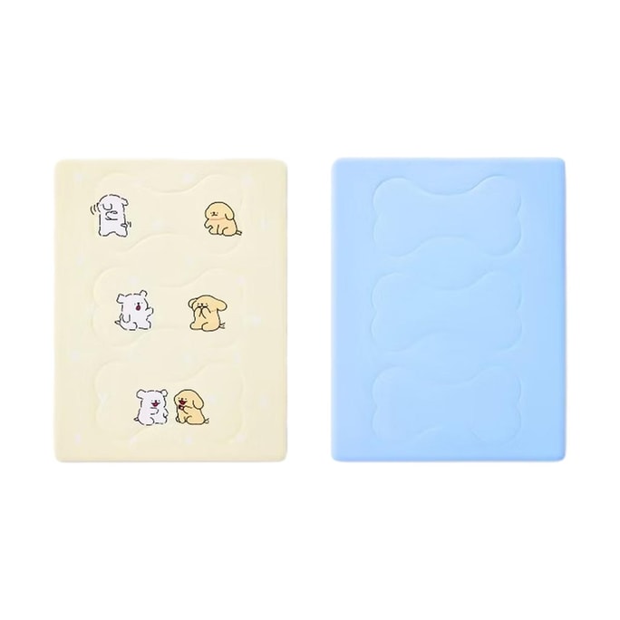 マルタ風冷却サマーキルト　ブルー＆イエローの2色展開　洗濯可能　78.74×78.74インチ