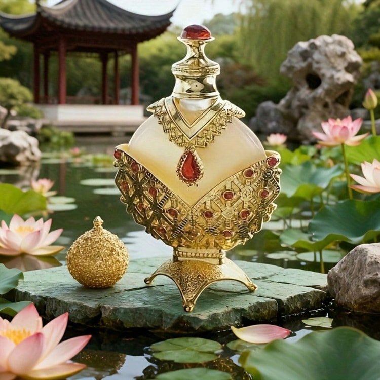 金運アップのパワー】薔薇のパヒューム・オルゴナイトペンダント