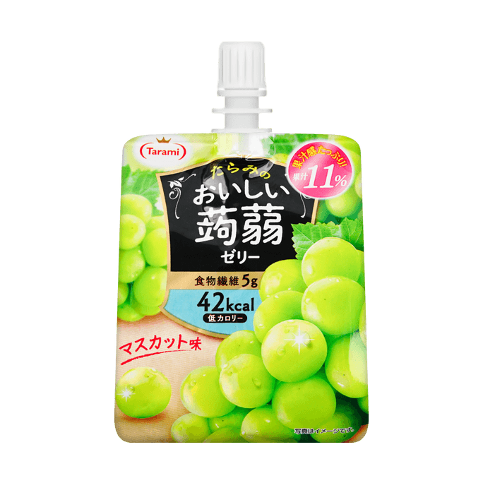 Konjac Jelly Green Grape Flavor, 5.29 oz