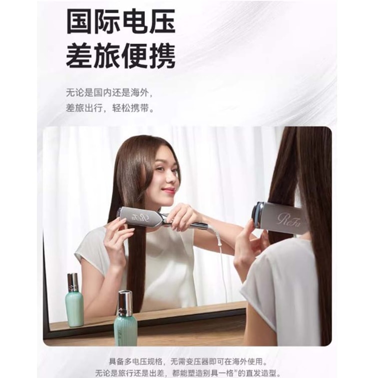 POWER STRAIGHT IRON PRO White 1pc 6