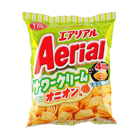 Aerial Sour Cream & Onion Chips, 2.29 oz【4-Layer Crispy Structure】