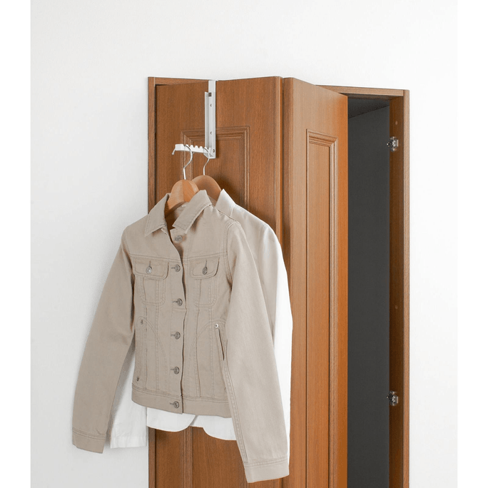 Over-the-Door Hook - Steel 2-Hook / Black