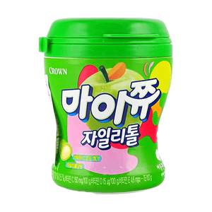 MYCHEW 자일리톨 소프트 캔디 사과맛 3.88 oz 【달콤하고 상큼한 상쾌함】【비타민 C, D, E 함유】