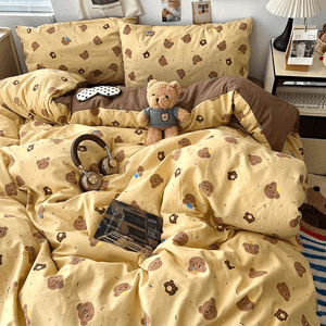 Brownie Bear Bedding Set(Fitted) Queen Size