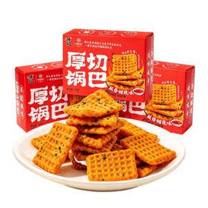 Thick-Cut Crispy Rice Crust With Sweet And Spicy Chili Flavor, A Snack To Satisfy Cravings, Popular Online Leisure Snack, 100g*3 Boxes