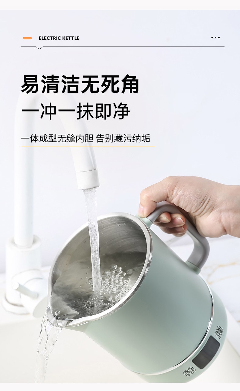 【中國直郵】 摩茶 電燉鍋小型煮粥神器316不銹鋼便攜多功能煲湯燉煮110v燒水壺 本白色 一台裝