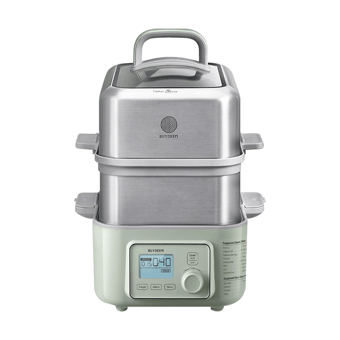 5-Quart Electric One Touch Digital Multifunctional Food Steamer With 2-tier Rack G563