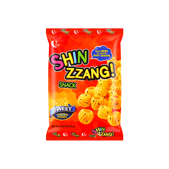 Shin Zzang Honey and Black Sesame Snack 245g