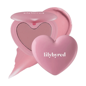 商品： 韩国LILYBYRED丽丽百乐 爱心光束腮红膏 #10 葡萄粉 Grape Pink 3.5g【奶油质地 自然红晕】