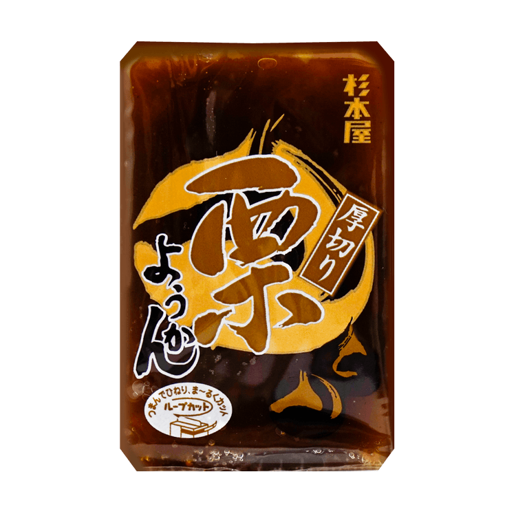 SUGIMOTOYA 羊羹 栗風味 1.4オンス【和菓子】 - Yami