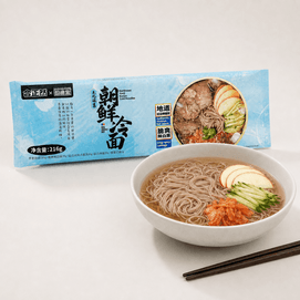 合正然 朝鲜冷面 216g【地道延吉辣酱+脆爽辣白菜+荞麦劲面】【山姆同款】
