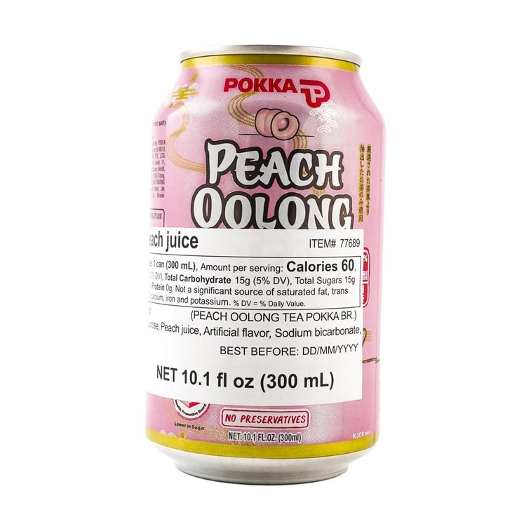 新加坡POKKA 水蜜桃乌龙茶 300ml 14