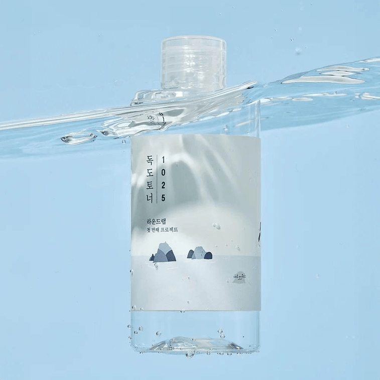 【韓国直送】ROUND LAB 1025 ドクドトナー（韓国） - 保湿、うるおい、リフレッシュ - トーニングとマスキングに最適 - 500ml 3