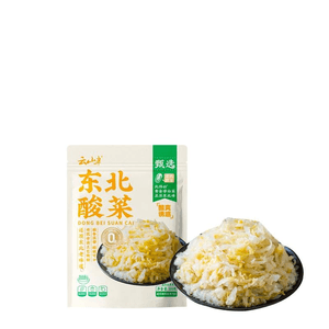운산반 동북 김치 특산물 백김치 정통 농가 직접 만든 채 썬 것 500g*1봉