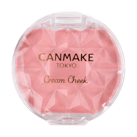 日本CANMAKE井田 梦幻胭脂膏奶油腮紅 空气柔雾慕斯腮红膏 #P06 奶油桃色 纯欲 珠光腮红高光两用