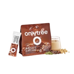 [중국 직배송] 온리트리 블랙 커피 코코아 자가조절 두유 분말, 오래가는 포만감, 집에서 간편하게 즐기는 영양 만점 아침 식사 대용, 건강 음료 두유 분말, 7개입/박스
