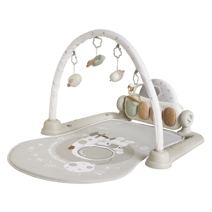 【中国直邮】  十月结晶 新生婴儿钢琴健身架宝宝益智儿童0到3岁脚踏琴见面礼玩具 1件