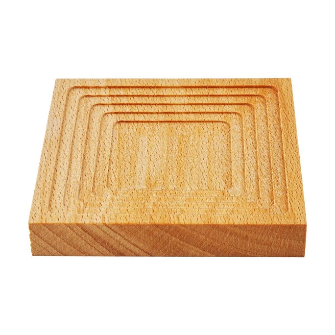  Wooden Tray Decorative Desktop Square Shape 3.9*3.9*0.8"