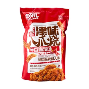狗牙儿 津味八爪烧 辛香麻辣味 288g【童年怀旧零食】