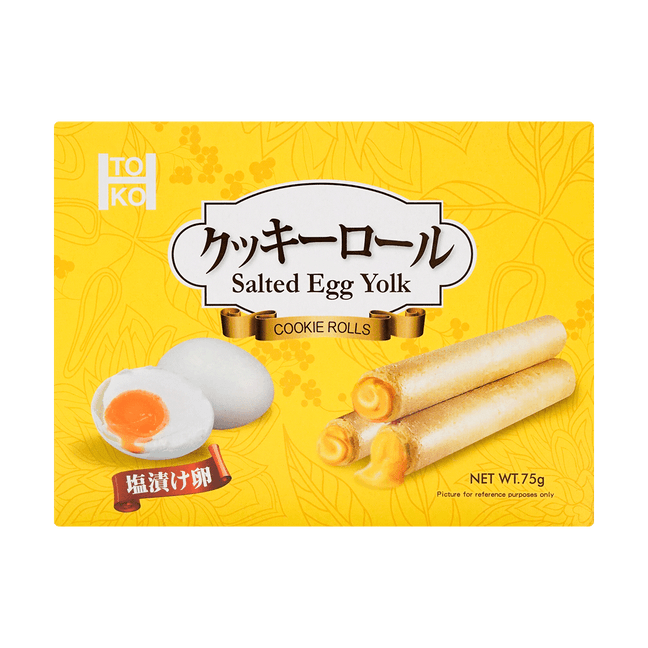 Salted Egg Yolk Cookie Rolls 75g