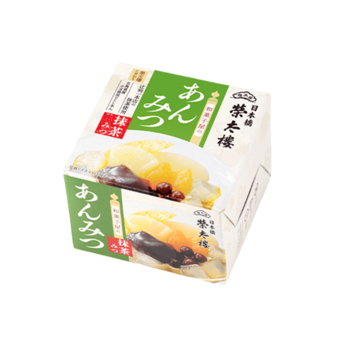 【日本直邮】 日本 荣太楼 日式经典和菓子 抹茶蜜寒天甜品 1个装