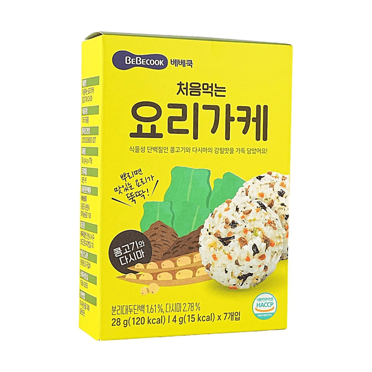첫 요리 가루, 채소고기&김, 0.88 oz *2【2팩】【무첨가 아기 조미료】 3