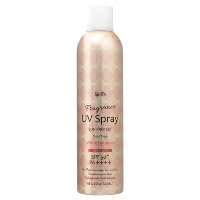 Fragrance UV Spray Sun Protect Clear Type SPF 50+ PA++++ White bouquet 320ml