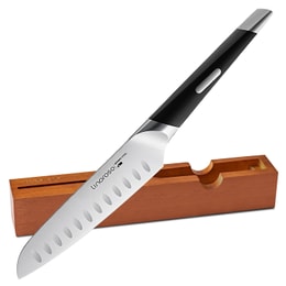 【美国包邮】LINOROSO 6 英寸超锋利厨师刀 附木质收纳盒