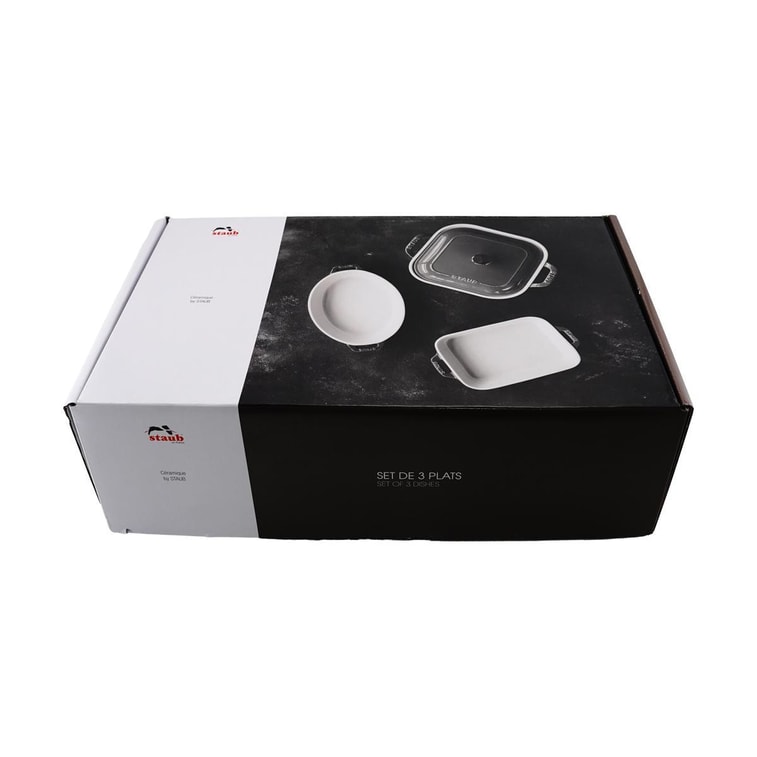 세라믹 베이킹 접시 세트, 마카롱 색상, 4종 세트/라이트 블루 11