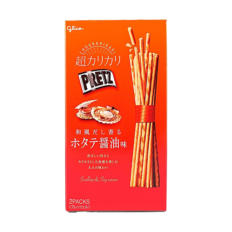 Super Crunchy Pretz Biscuits, Japanese Dashi Scallop & Soy Sauce Flavor, 1.94 oz 3