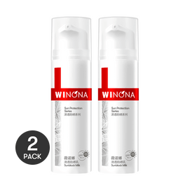 Transparent Sunscreen Lotion for Sensitive Skin - 1.76oz *2 - SPF48/PA+++【Value Pack】