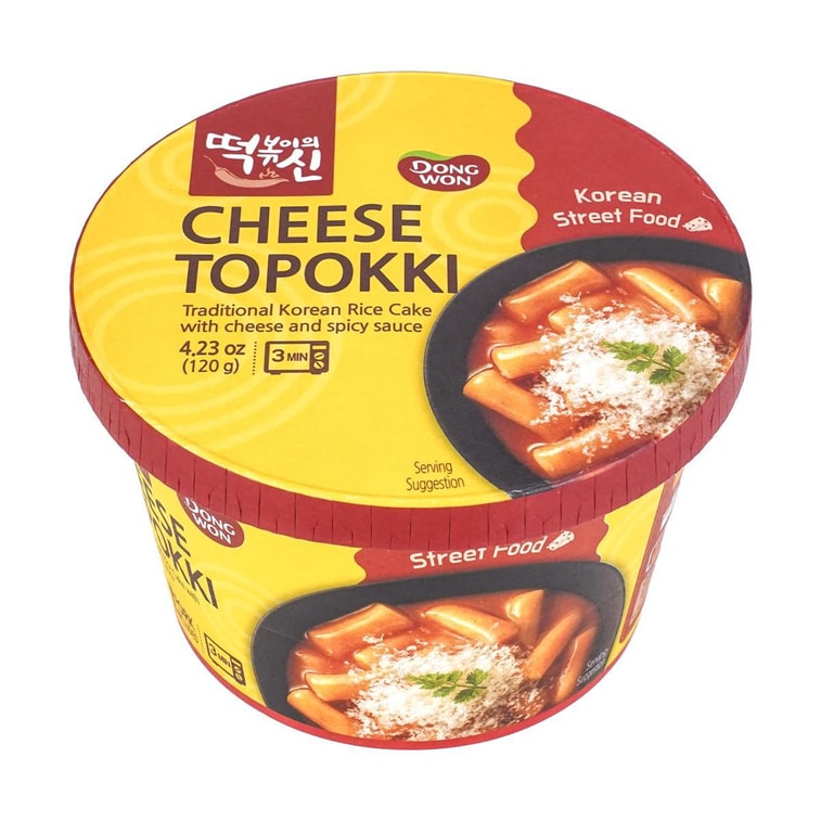 Hot Cheese Topokki Cup,4.23 oz 4
